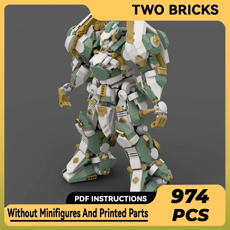 

Popular Mecha Game Model Moc Building Bricks Emerald Avenger Technology Modular Blocks Gifts Christmas Toys DIY Sets Assembly