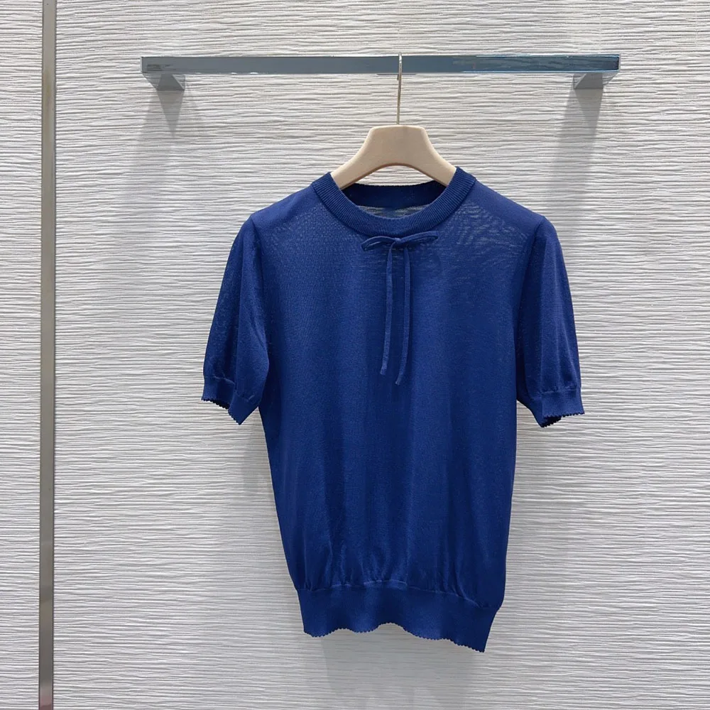 

High-quality 2026 new women's round-neck short-sleeved solid-color T-shirt, fashionable and casual xy2651503
