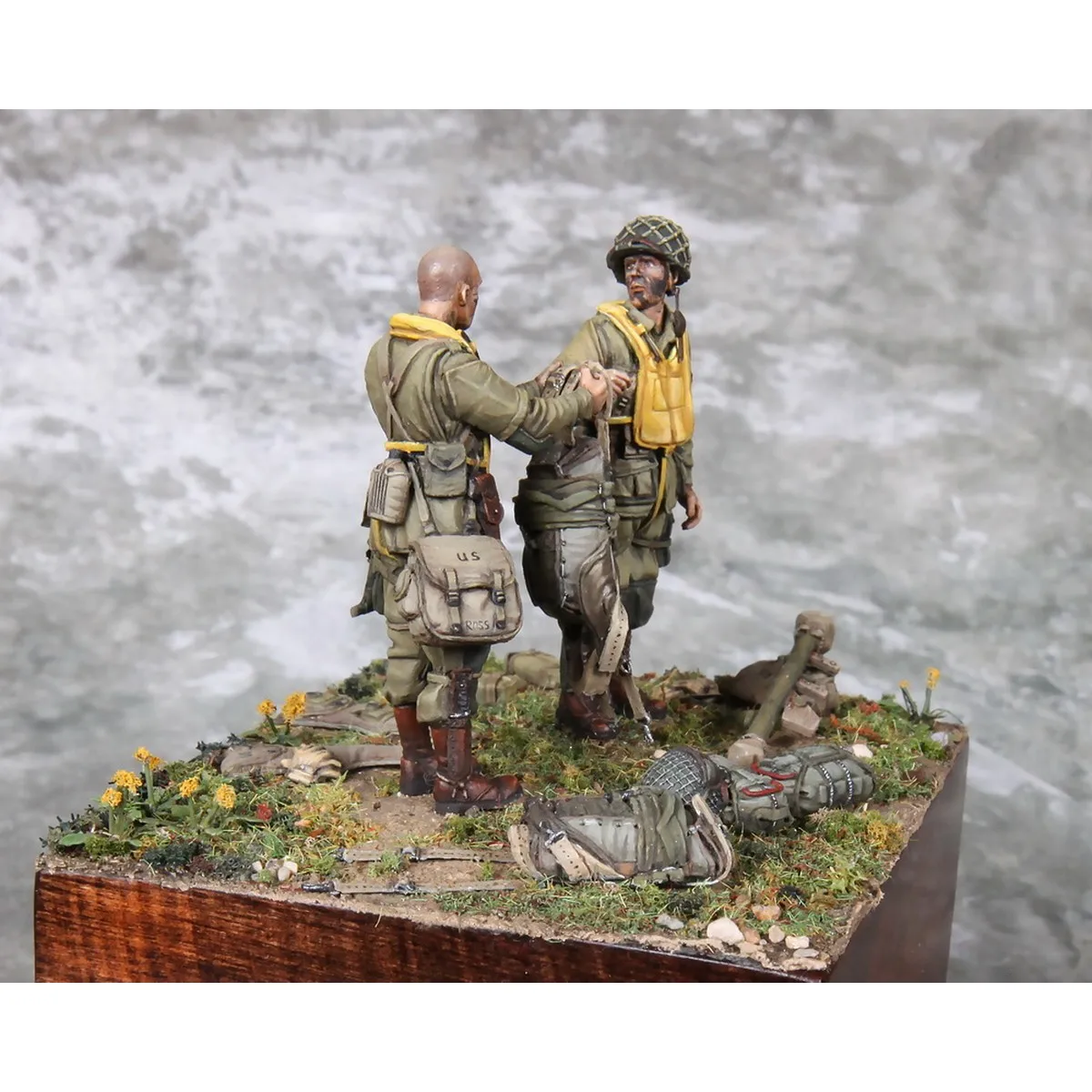 

Набор для сборки модели из смолы 1/35, неокрашенный, военная тематика, командообразование воздушно-десантных сил США, несобранный и неокрашенный GK, 1458R