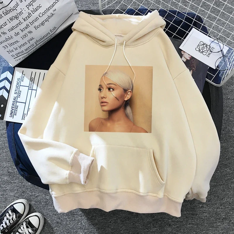 Sudadera con capucha de Ariana Grande Harajuku divertida para mujer/hombre, sudadera de los años 90, ropa para mujer/hombre, jerséis gráficos,