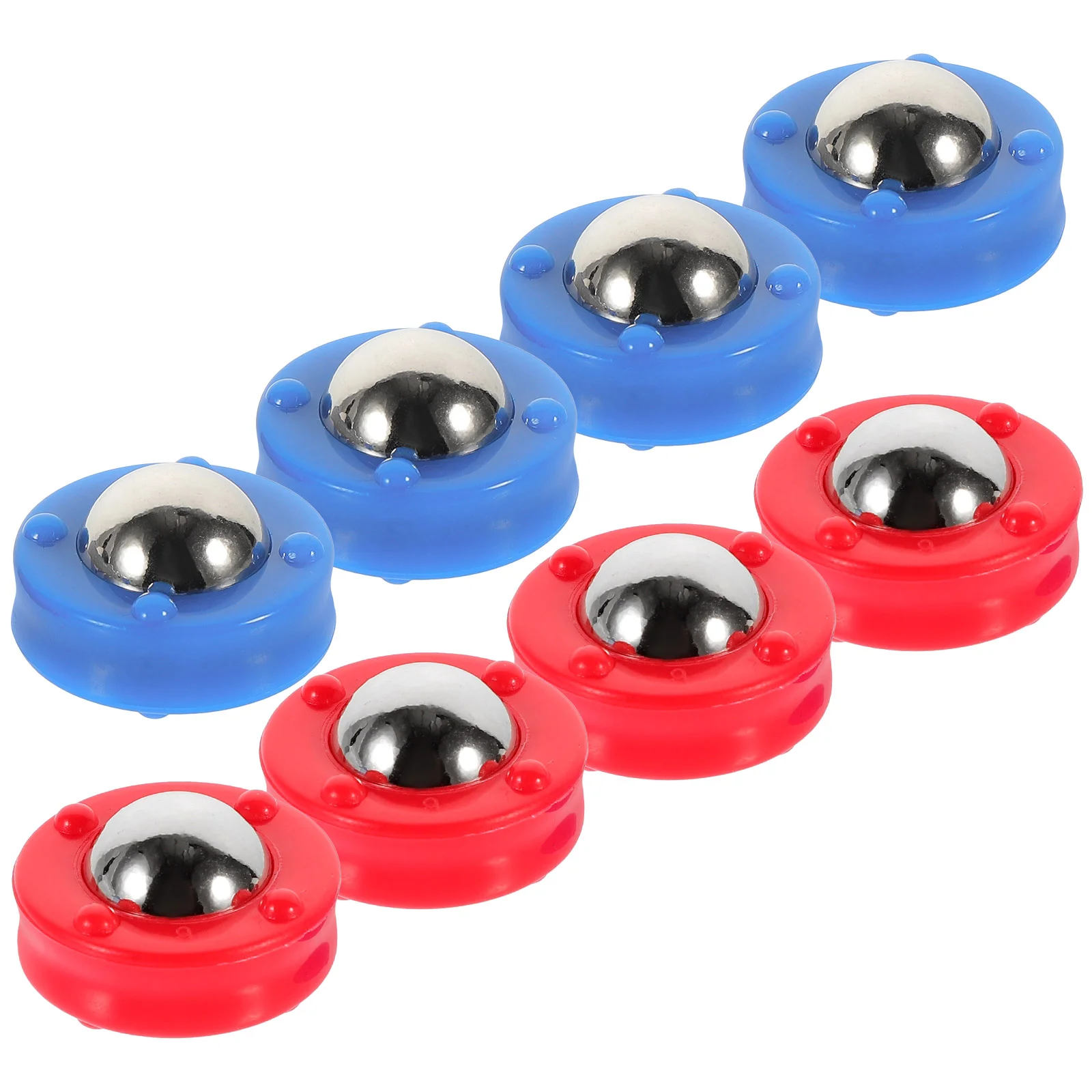 

8 Pcs Tabletop Shuffleboard Soccer -balls Football Multifunction Plastic Game Rolling Beads Child Gaming Desk Accessories