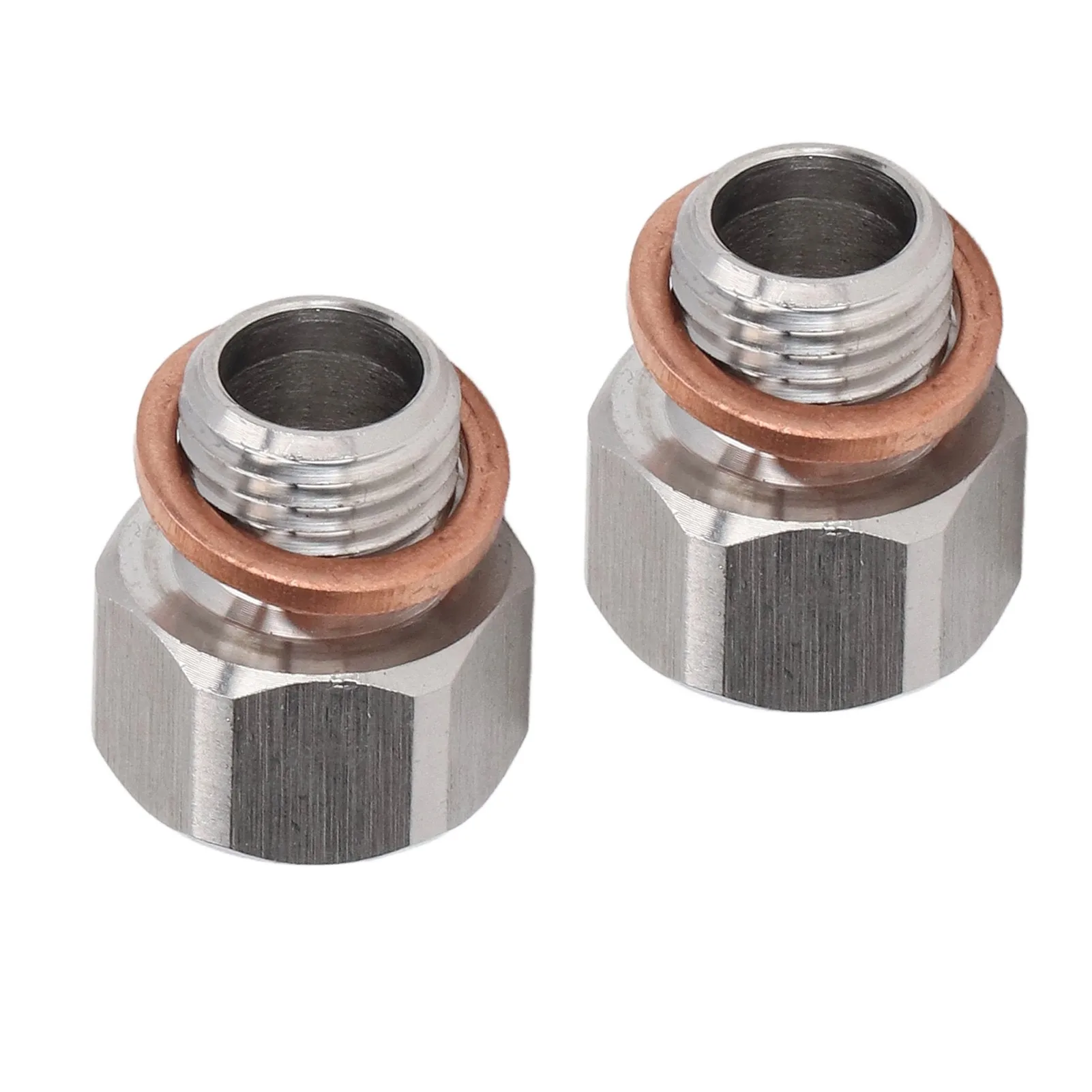 Metric Fitting Adapter 1/8in NPT Female to M12x1.25 Male Aluminium Alloy Fitting for Automobiles