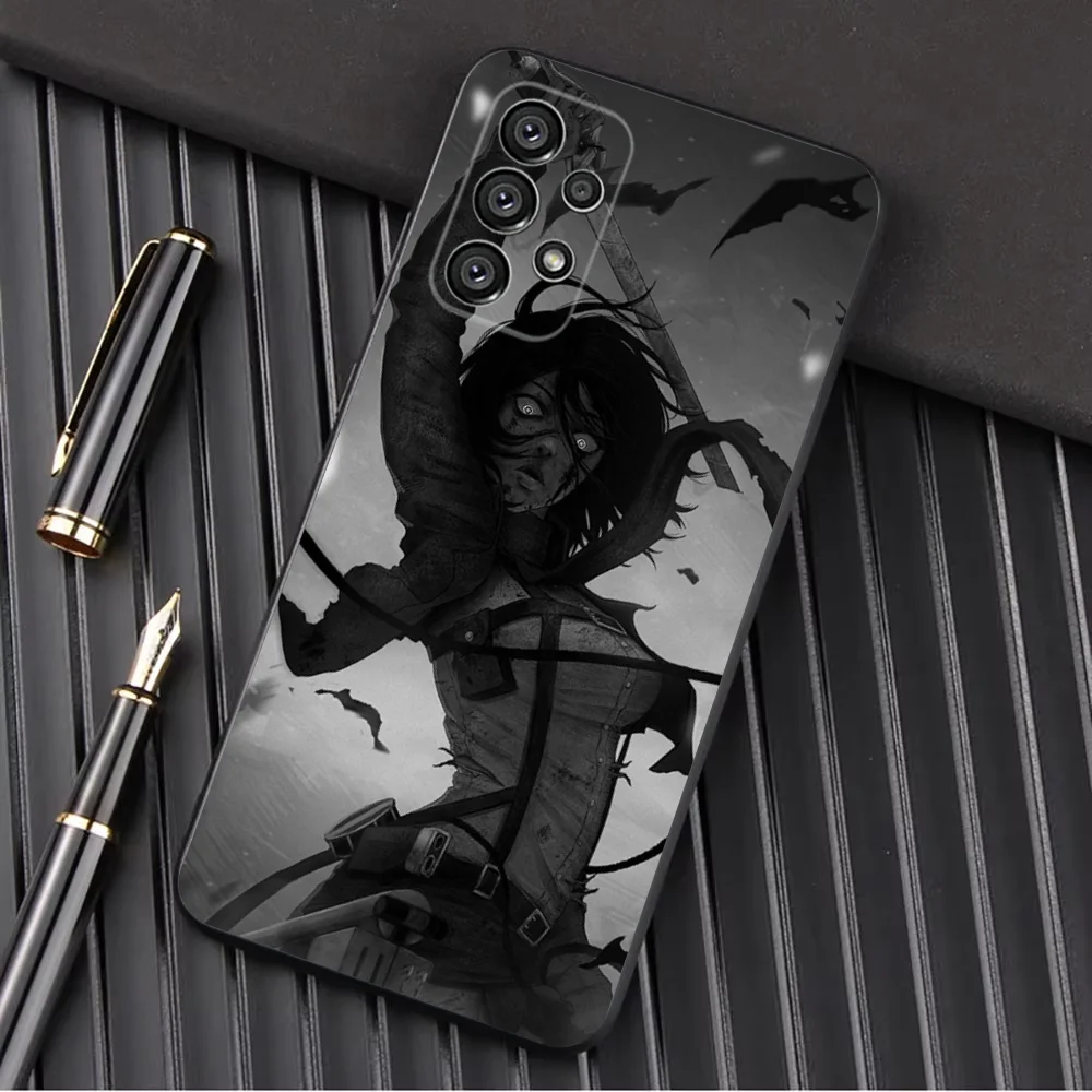 Attack On T-Titan  Phone Case For Samsung Galaxy A13,A21s,A22,A31,A32,A52,A53,A71,A80,A91 Soft Black Shell