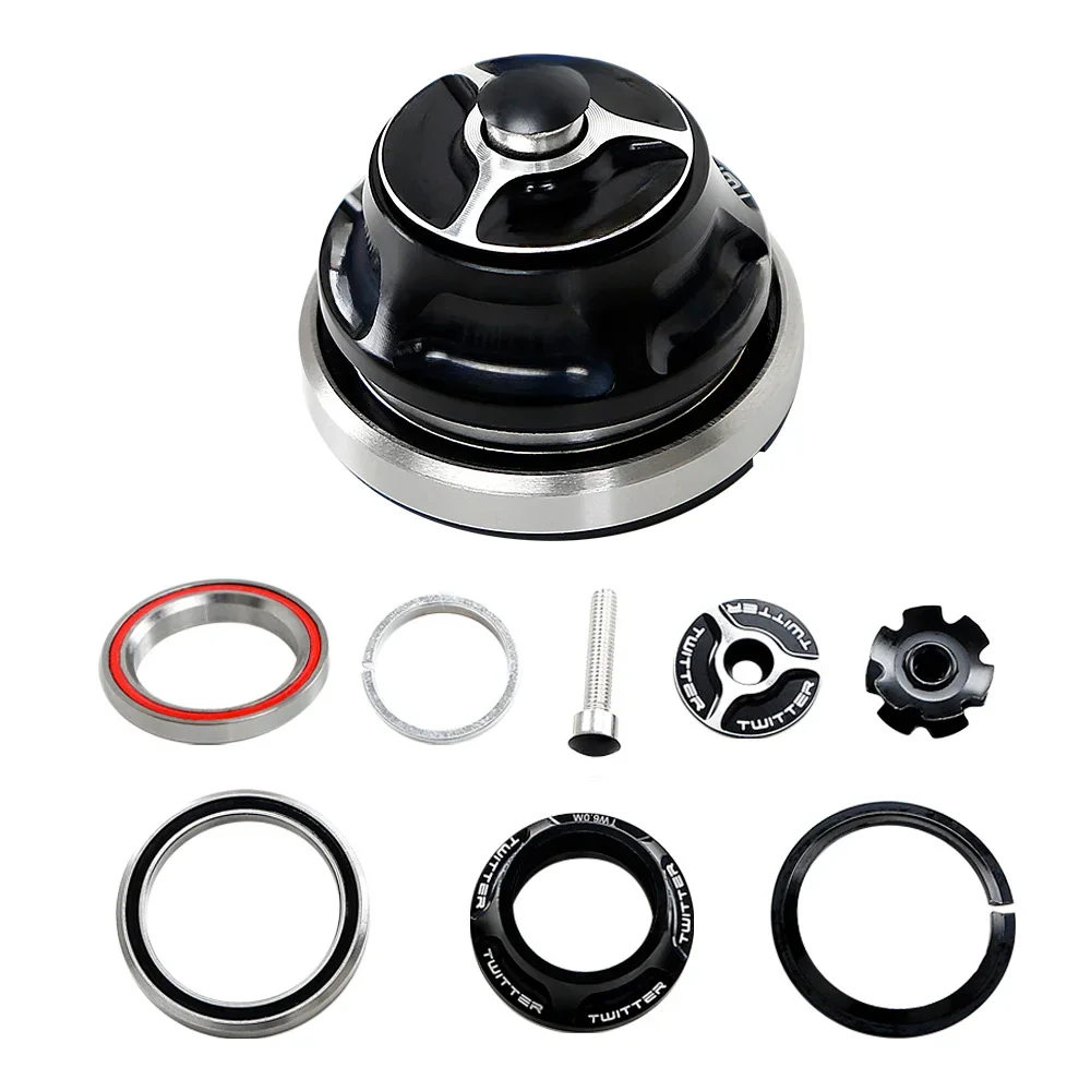 

Aluminum Alloy Bearing Bowl Set Conical Pelin Bowl Set 42-52mm Mountain Bike Head Bowl