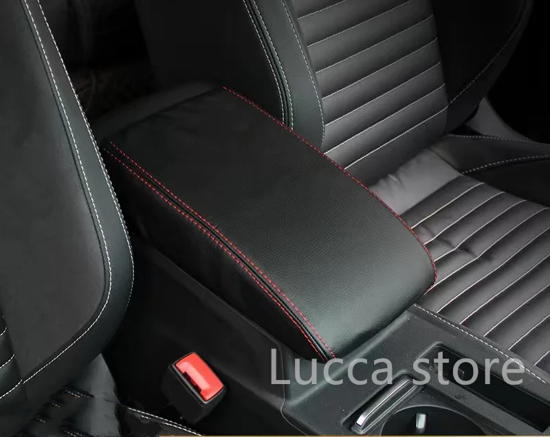 For VW Passat B7 B8 Sedan Variant Estate Leather Central Armrest Box Protection Sleeve box modification Accessories