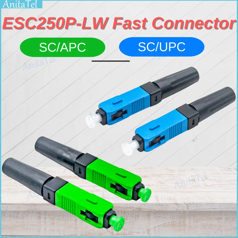 

UNIKIT ESC250P-LW bellow 0.3dB SC APC SC UPC Fiber Optic Quick Connector Optical Fiber Pre-embedded Fast Connector