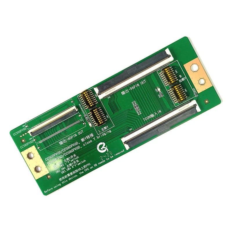 

CC500PV6D Close Y Bridging Adapter Plate TCON In 60P 96P OUT Y Bridging Adapter Board