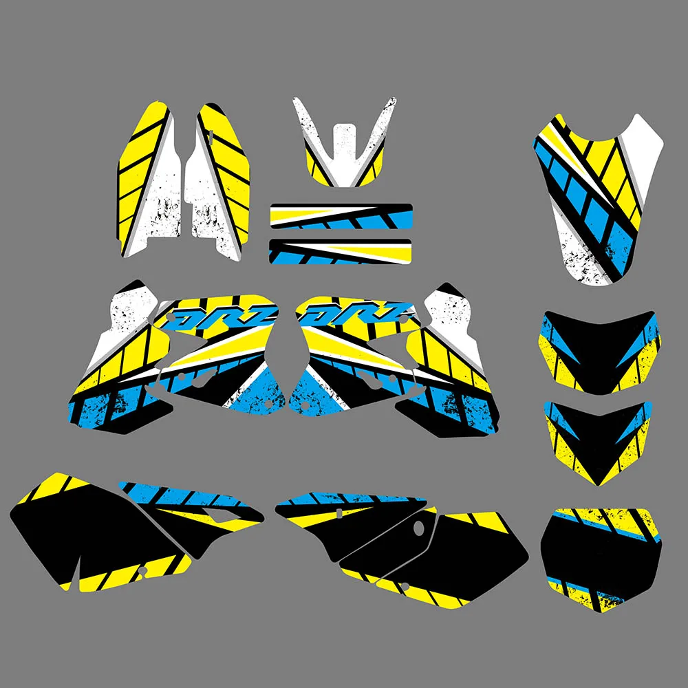 

NICECNC Graphics Background Decals Stickers For Suzuki DRZ400 DRZ 400 2000-2012 2011 2010 2009 2008 2007 2006 2005 Customize
