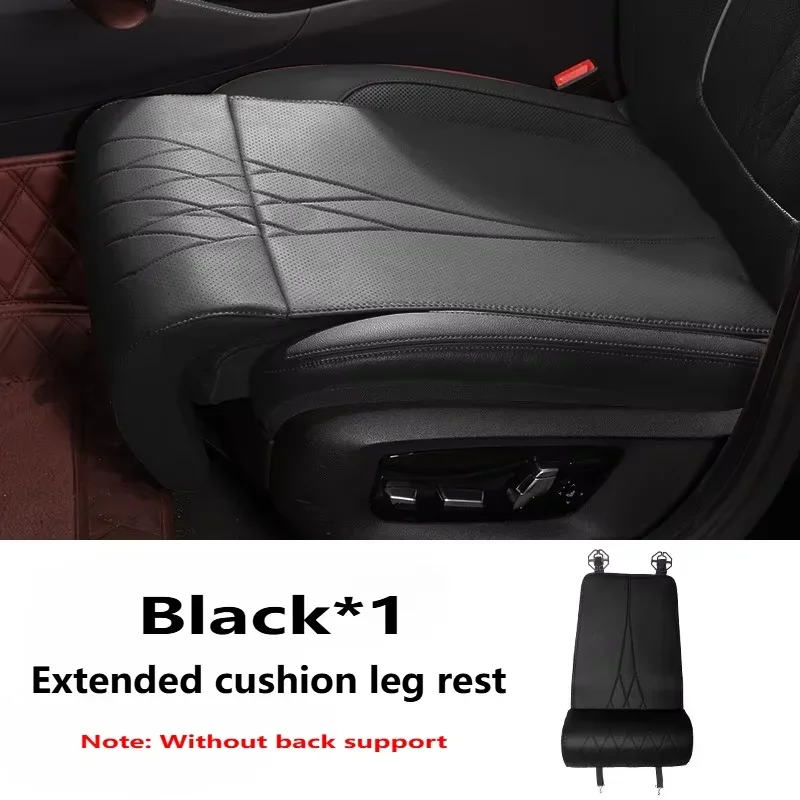 New Car Seat Leg Support Extension Suede Universal Auto Seat Extender Leg Cushion For Driver Memory Foam Seat Padding Mat Cover