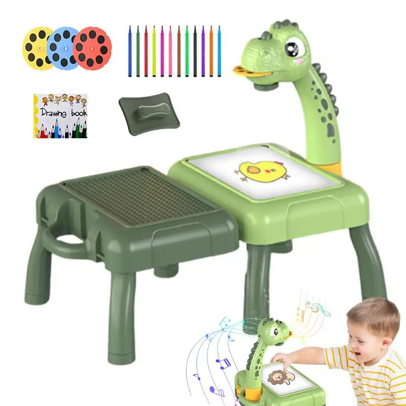 

Trace And Draw Projector For Kids Intelligent Drawing Projector Machine Early Art Learning Toy Educational Drawing Playset For