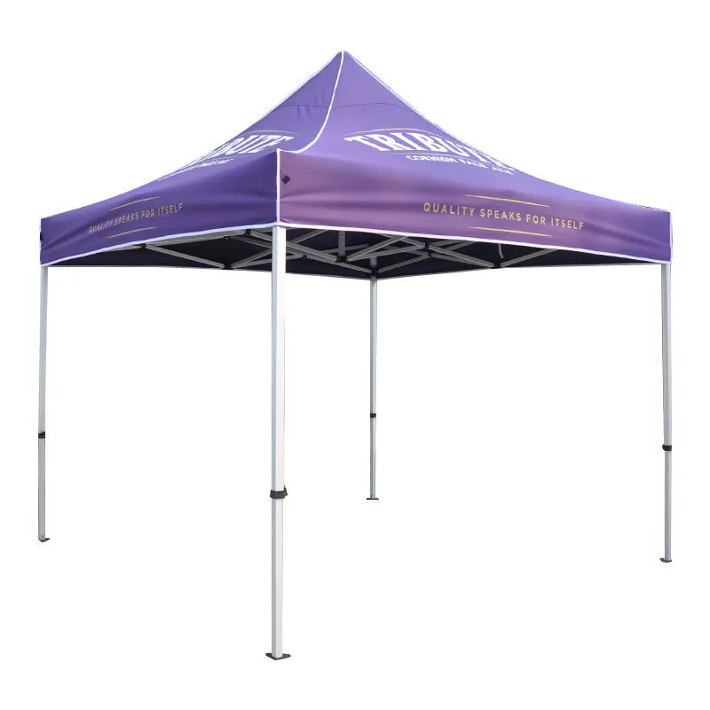 Outdoor tent four corners folding telescopic awning four feet stall