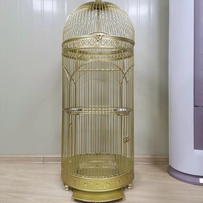 Metal Large Bird Cages House Parrot Canary Birdhouse Outdoor Bird Cages Breeding Vogelhuisjes Voor Buiten Pet Products WZ50BC