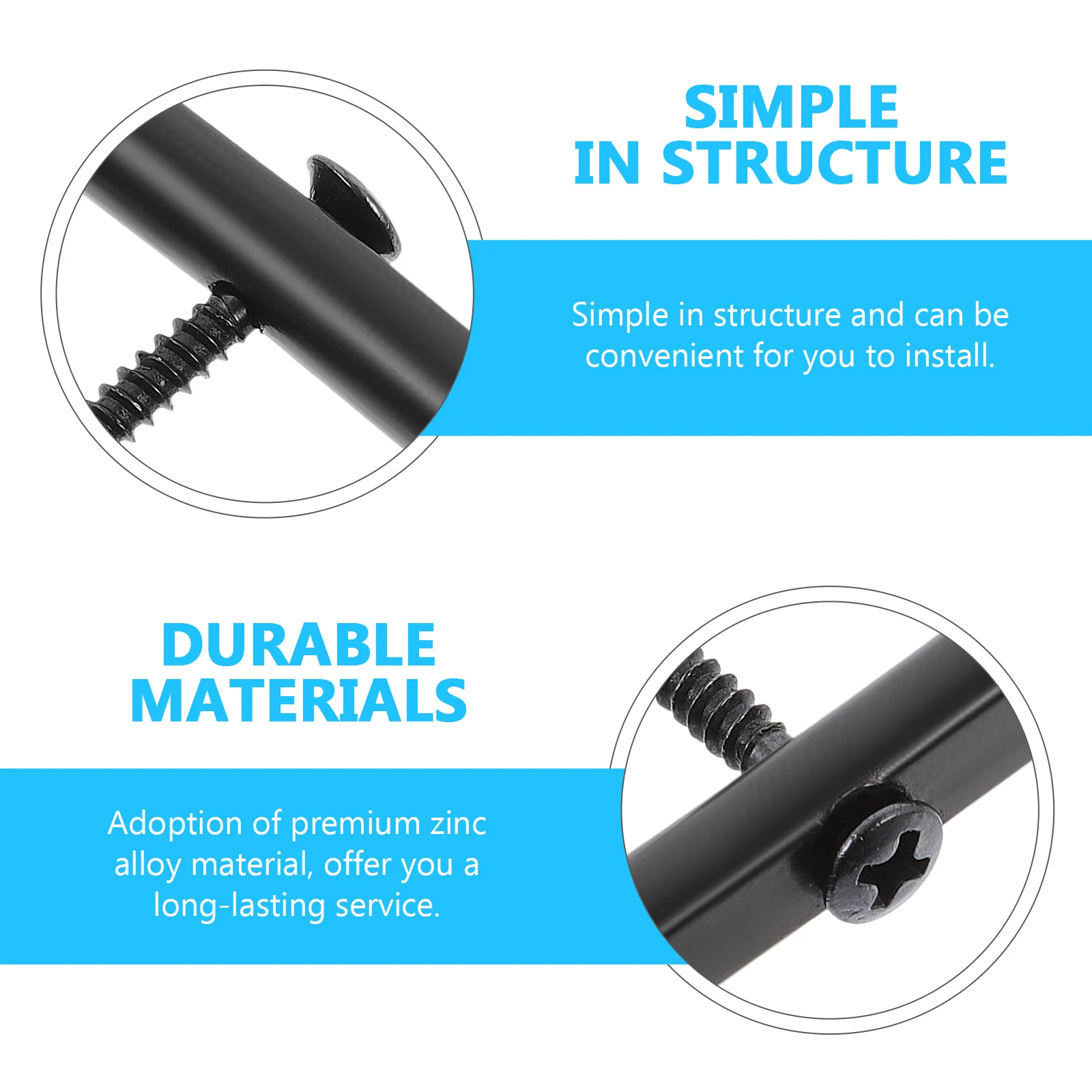

3 Sets Accessories Electric Guitar String Stick Parts Square Black Chord Presser