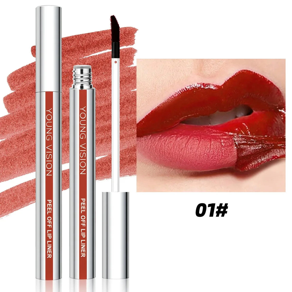 YOUNG VISION Peel-off Lip Tint Matte Long Lasting Lip Liner Pencil