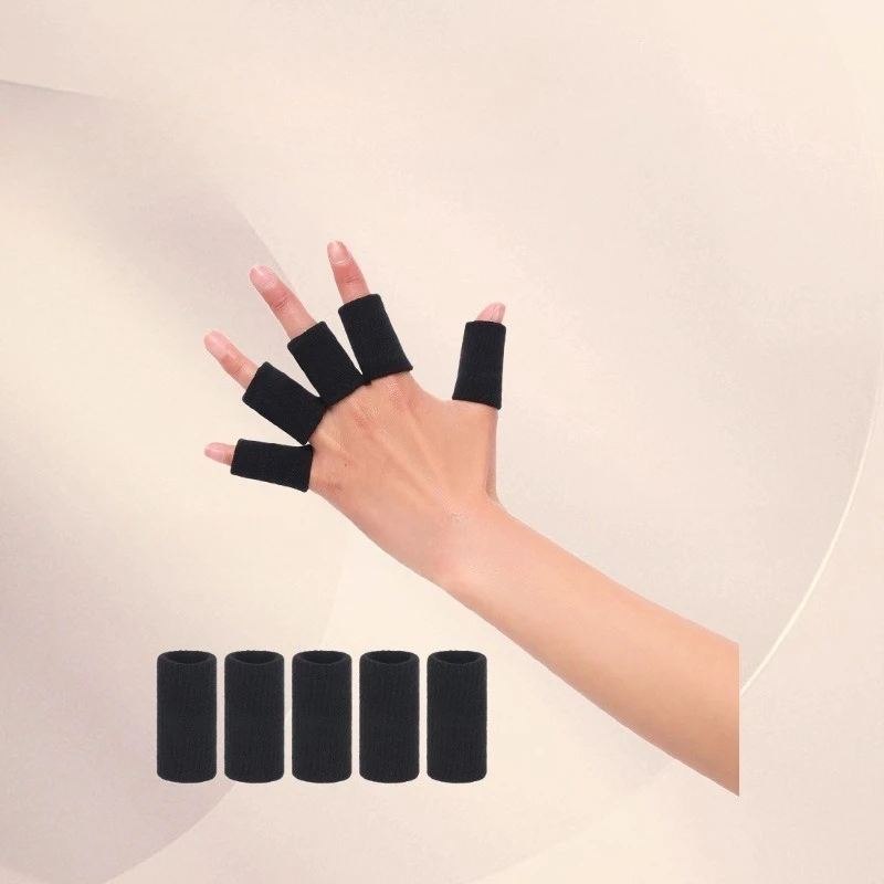 10Pcs  Finger Joint Protection Sleeves for Exercise and Fitness Training Martial Arts Protective Gear Basketball Protective Gear