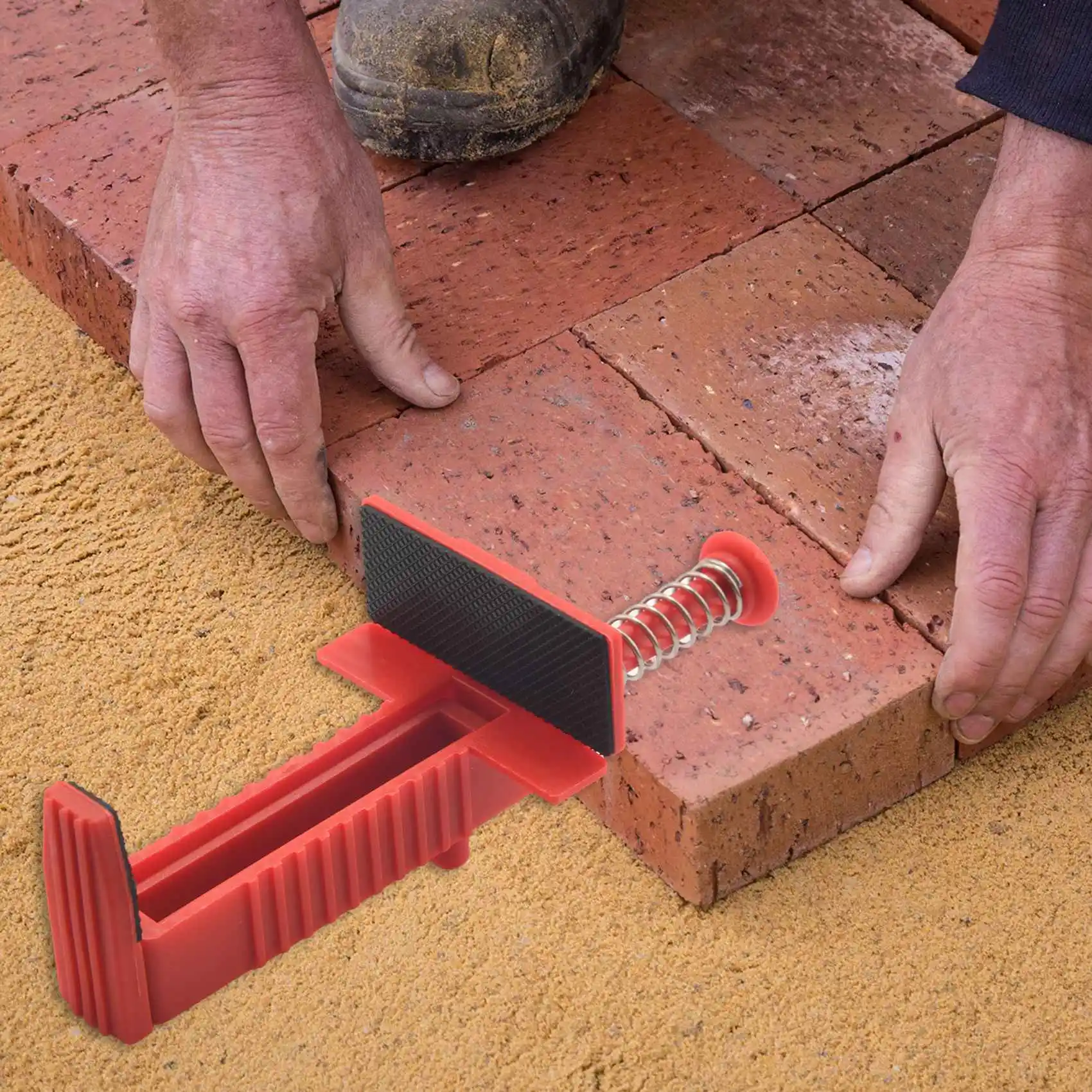 

A45M-Wire And Drawer Bricklaying Tool Holder For Construction, Mud Hydraulic Construction Line Frame