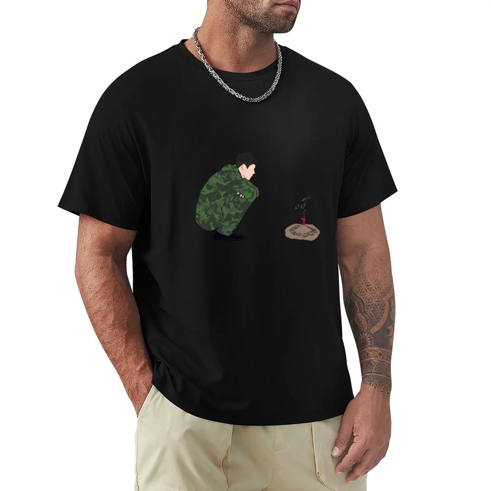 

Crash landing on you - TOMATO PLANT T-Shirt boys animal print graphics vintage t shirts big and tall t shirts for men