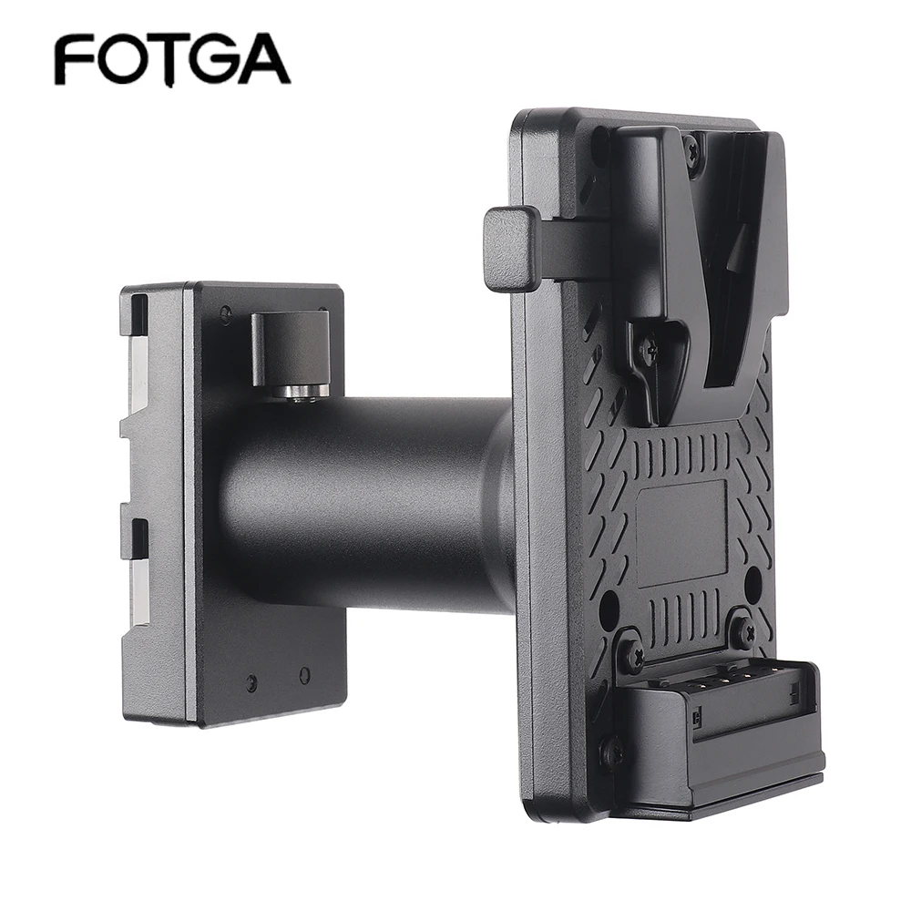 

FOTGA V-port battery gusset plate to BP-U series battery power supply Plate Adapter Dummy Battery BP-U Camera Video Light