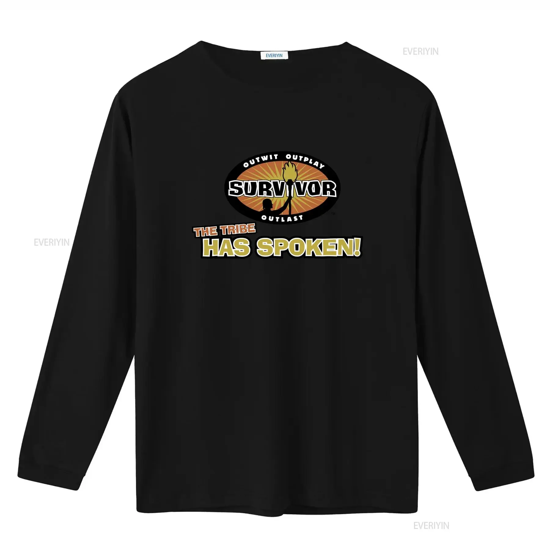 Survivor The Tribe Has Spoken Charcoal T Shirt Outwit Outplay Outlast Design for Fans vintage Washed Casual fashion Slightly