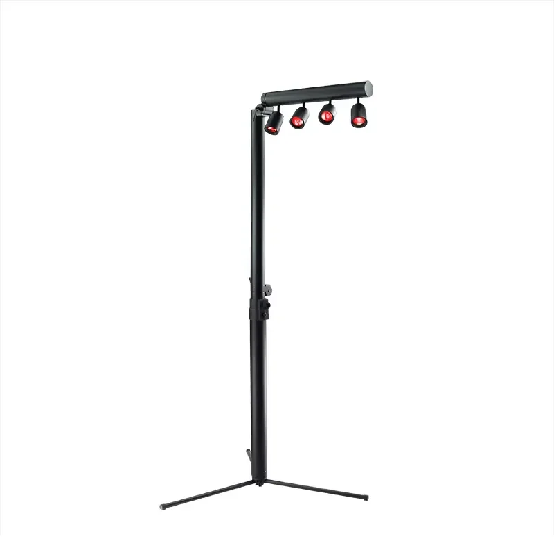 IP Rechargeable Battery Power 4*15W RGBW 4in1 LED Outdoor Pole Mast Folding Light Wireless DMX Stage Spotlight Zoom Banquet
