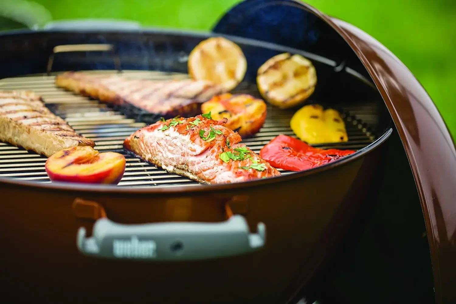 home.Original Kettle Premium Charcoal Grill, 22-Inch, Copper