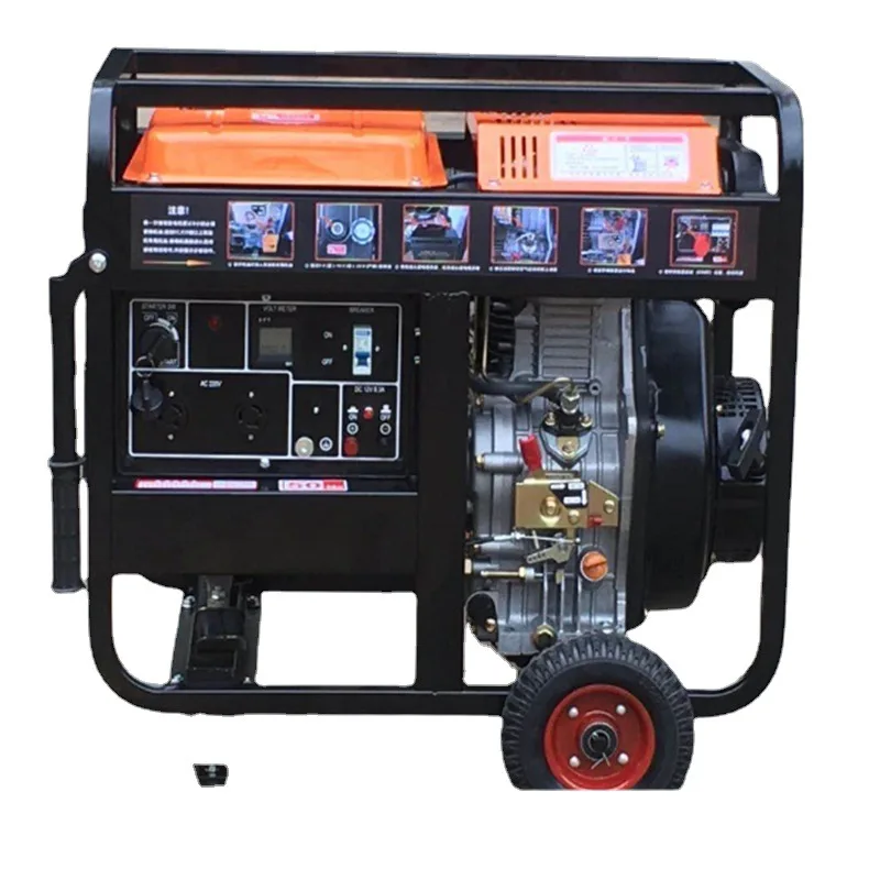 

3 Phase Generator Portable Diesel Generators Factory Price 6kw Open Type Small Power Generator Diesel For Home