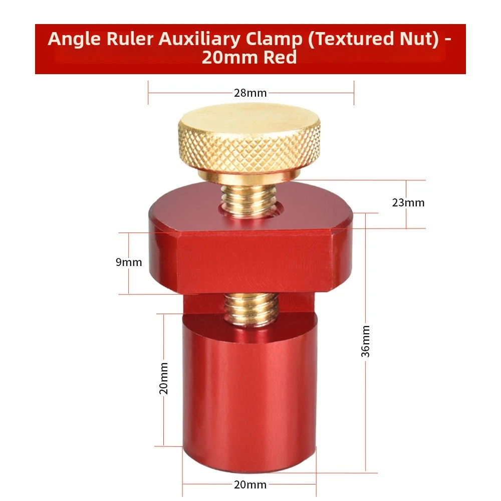 Aluminum Alloy Bench Stop Block Non-Slip Surface Limit Stop Design Woodworking Limit Block Desktop Fixing Auxiliary Clamp