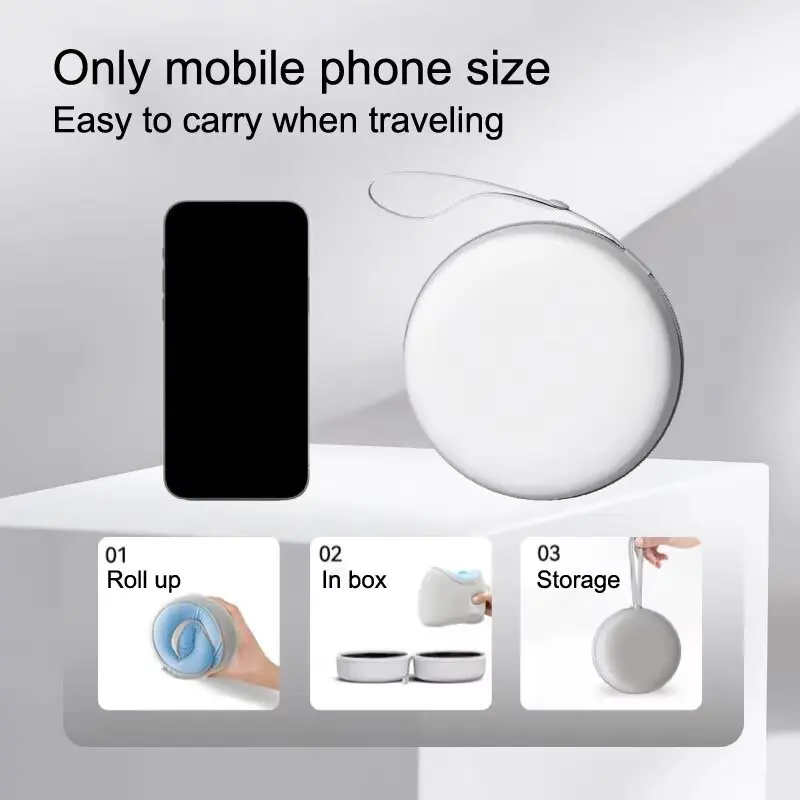 U Shaped Travel Neck Pillow Memory Foam Soft Support Pillow Portable Cushion for Airplane Office Home Relaxation Scarf