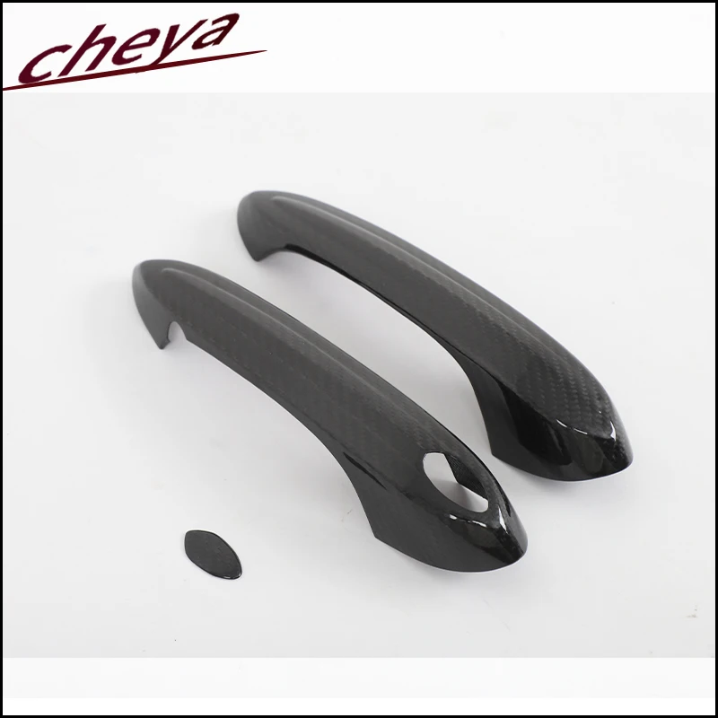 ل BMW Z4 G29 تويوتا سوبرا A90 J90 2019 2020 2021 2022 2023 2024 ألياف الكربون الحقيقية غطاء مقبض الباب اكسسوارات السيارات الخارجية #3