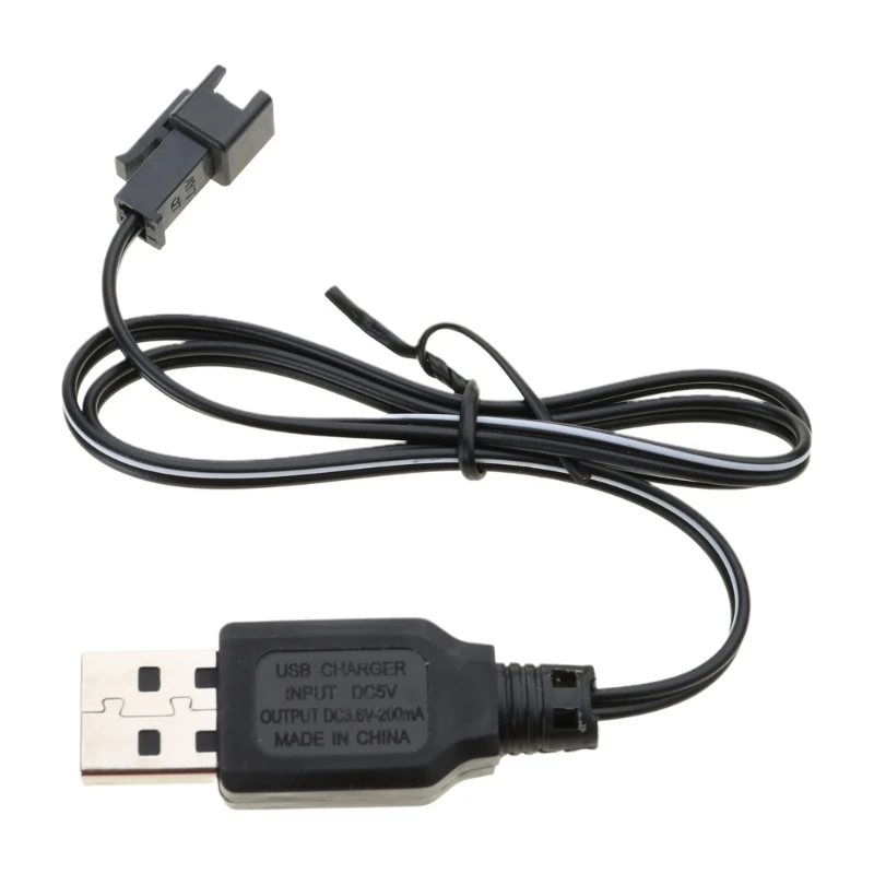 SM2P/JST/KETPlug for RemoteControl Car 3.6V 4.8V 6V 7.2V Lipo Battery, USB Charging Cable P9JD