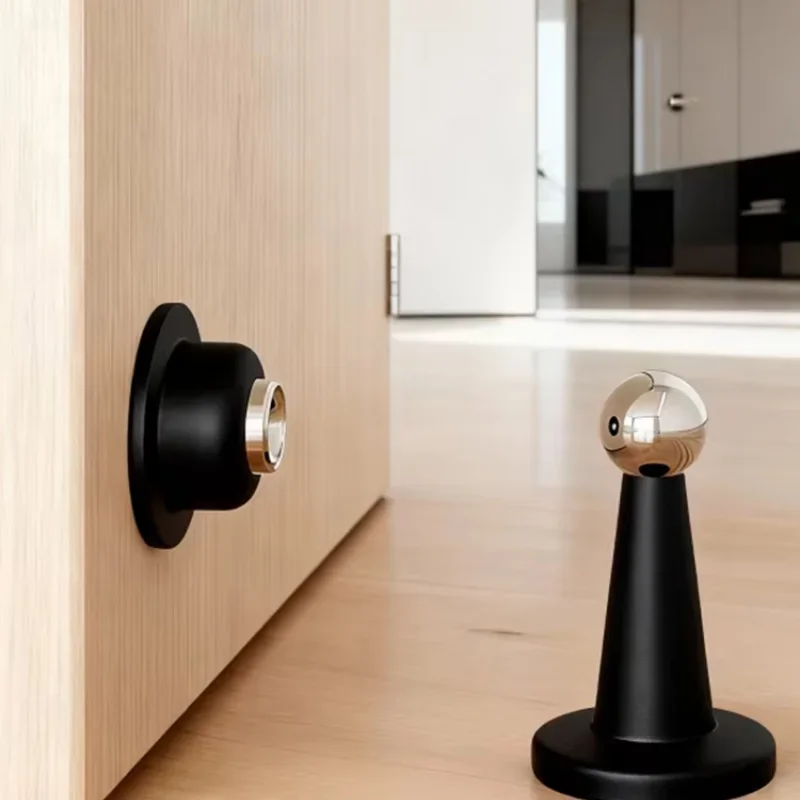 

Strong Magnetic Silent Door Stopper Household Bedroom No Punch Door Suction Anti-collision Door Stop Silicone Floor Door Holder