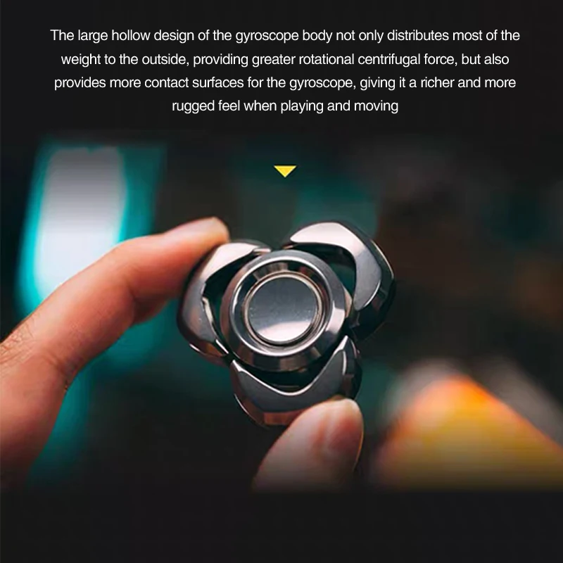 R188 Bearing Fingertip Gyroscope Original EDC Stainless Steel Metal Toy Fidget Spinner Fidget Toys