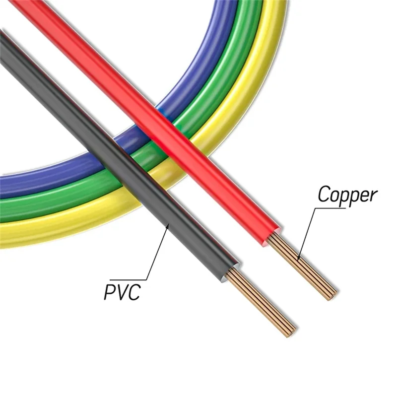 2/5PCS doppel krokodilklemme test clip kabel 1M multimeter elektronische test HAVC werkzeug P1024 PVC + kupfer material