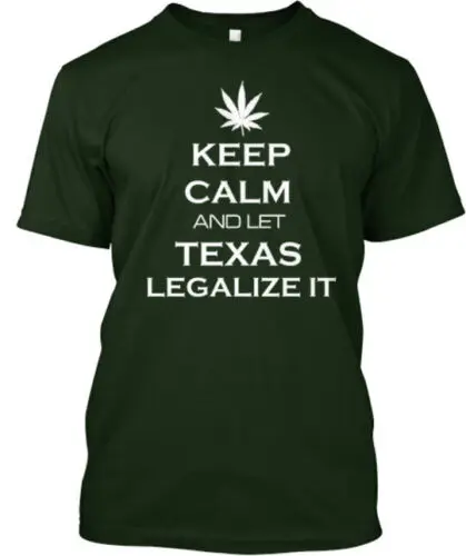 Awesome Let Texas Legalize It T-Shirt Made in the USA Size S to 5XL