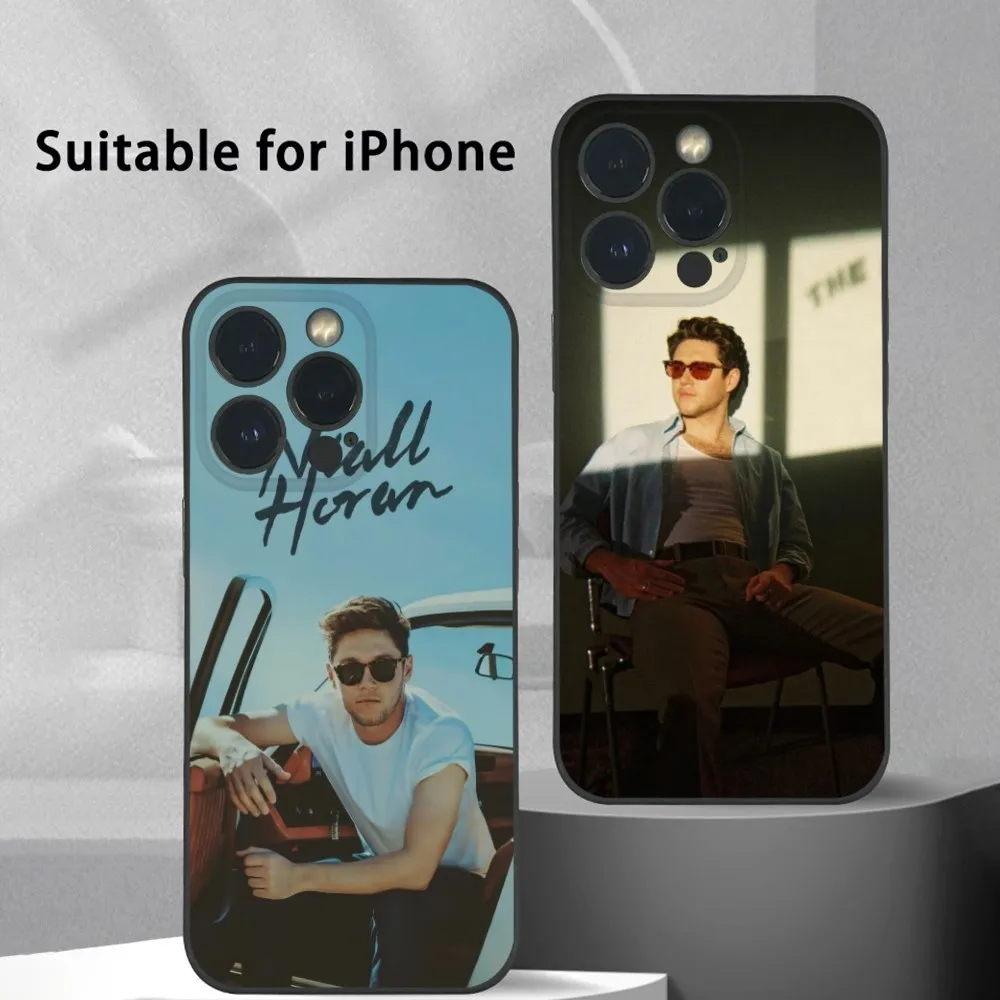 

Singer N-Niall Horan Phone Case For iPhone 16 15 14 13 Pro Max Plus Mini Frosted Soft Shell Funda
