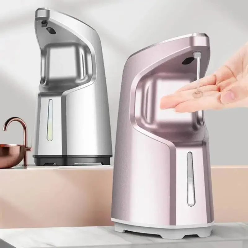 Distributeur automatique de gel désinfectant pour cuisine moderne, vaporisateur de shampoing, poignées de mousse, bureau électrique mural blanc, 2020