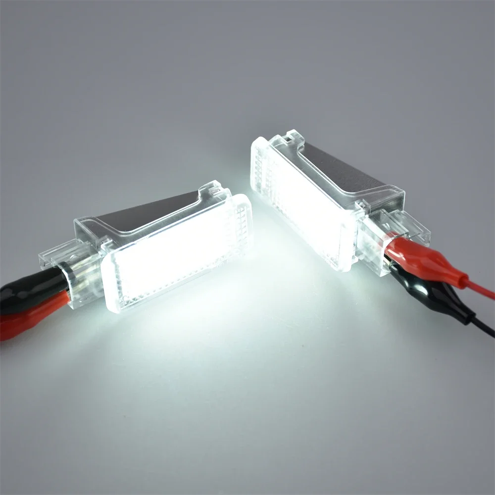 LED Footwell Di Bawah Lampu Kesopanan Bagasi Bagasi Kotak Sarung Tangan Lampu WhiteTrunk Boot Light untuk Audi A1 A2 A3 A4 A5 A6 A7 A8