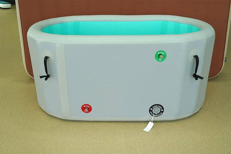 Inflatable Ice Bucket Inflatable Bath Ice Bucket Bathtub Bathing with Cooling System for Athlete