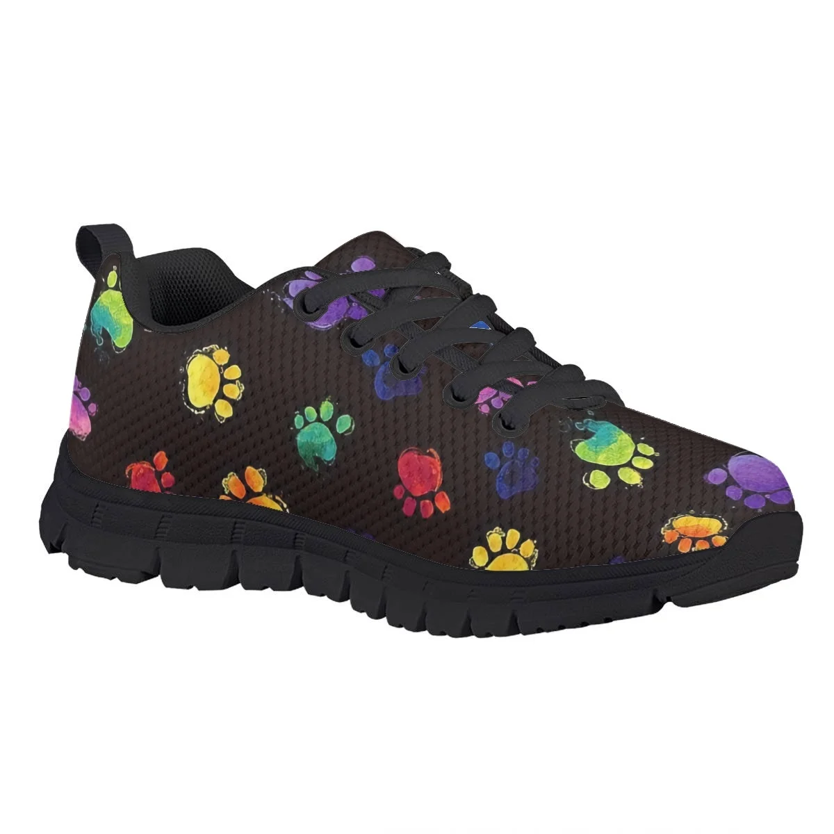 Brand Colorful Dog Paw Design Teen Girls Boys Casual Sneakers Lightweight Flat Shoes Children Outdoor Comfort Zapatillas Unisex