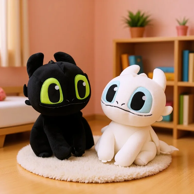 面白い歯のないぬいぐるみ枕、ハウ・トゥ・トレイン・ユア・ドラゴンのぬいぐるみ、子供や幼児への可愛いギフト