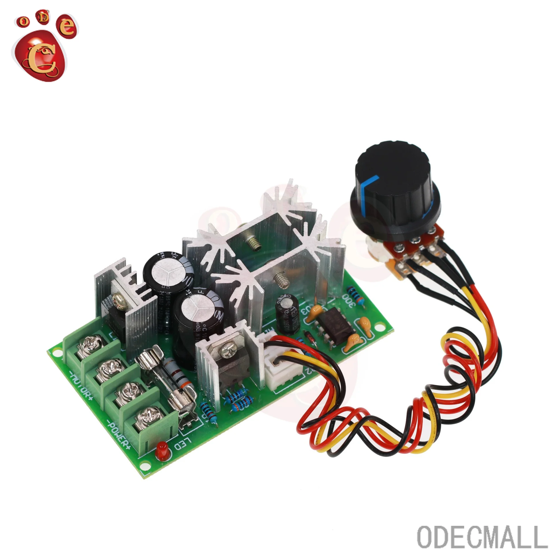 DC10-60V DC motor speed regulator 12V 24V 36V 48V High power drive module PWM Motor speed controller 20A current regulator