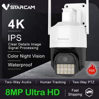 Vstarcam 4K Ultra HD PTZ Camera Full Color Night Vision Wireless Outdoor CCTV IP Camera Security Auto Tracking Cam