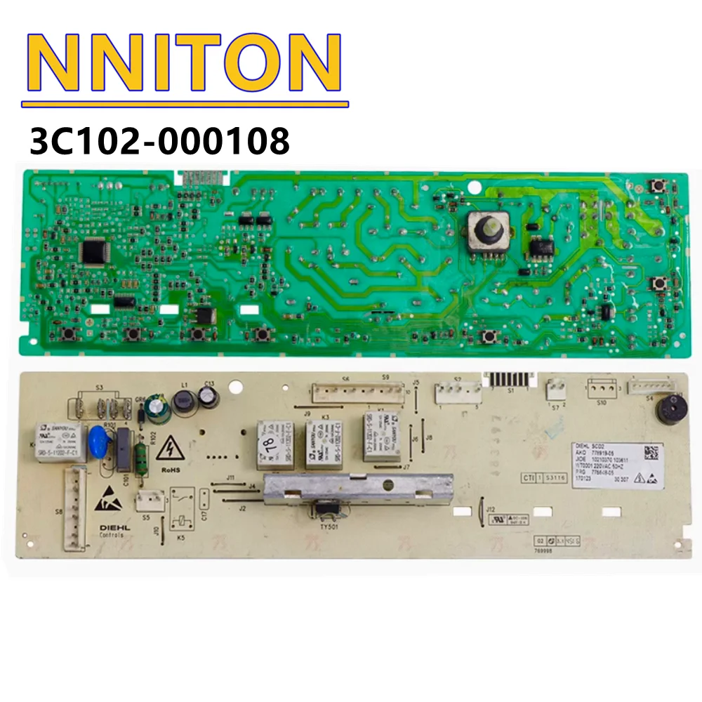 

Washing machine board 3C102-000108 AKO 789560-02 TCL 3104010174 PRG 78919-10 190704 10210370 XQG70-1226SM