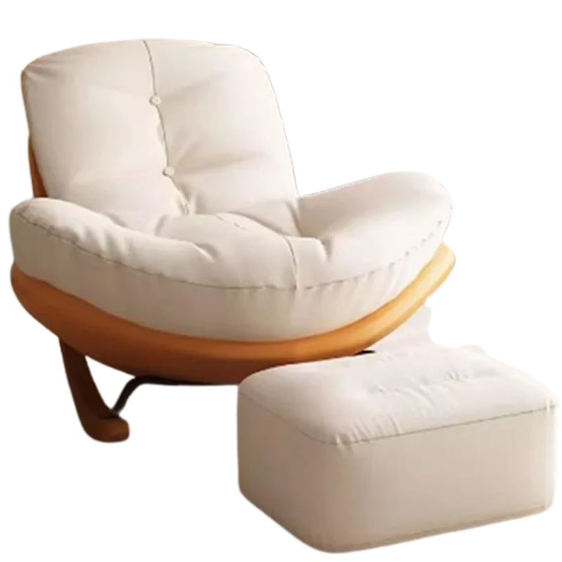 Ergonomic Lounge Lazy Chair Back Support Stretch Rocking Sponge Chair Reading Trending Cadeiras De Sala De Estar Home Furniture