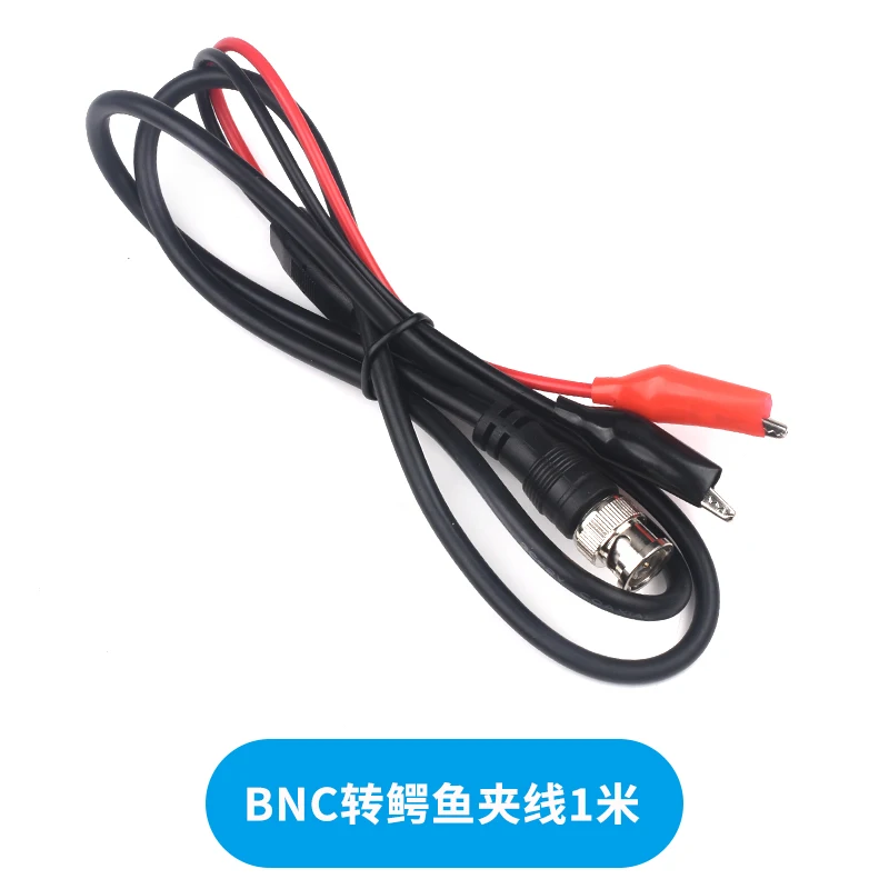 【1PCS】BNC Male Plug to 4mm Banana Stackable Plug Crocodile clip Lead Probe Q9 Testing Mult Cable Cord 50ohm RF Coaxial Tangerrf