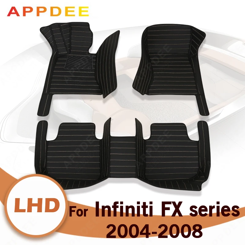 

APPDEE Car floor mats for Infiniti FX series 2004 2005 2006 2007 2008 Custom auto foot Pads automobile carpet cover