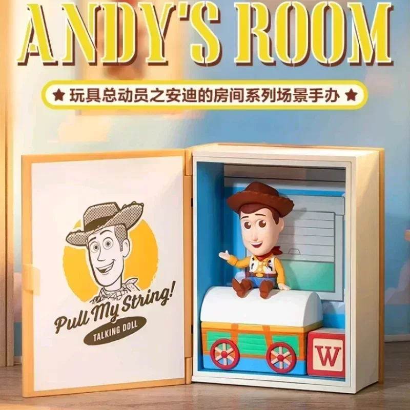 Disney Toy Story: Andy's Room Series Blind Box Anime Peripheral Figure Model Toy, Surprise Guess Bag, regalos decorativos para niños