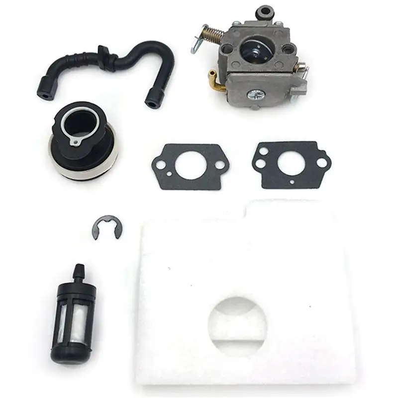 Y51A-2X Carburetor Intake Manifold Fuel Air Filter Line Hose Gasket For MS180 MS170 018 017 MS 180 170 Chainsaw Part