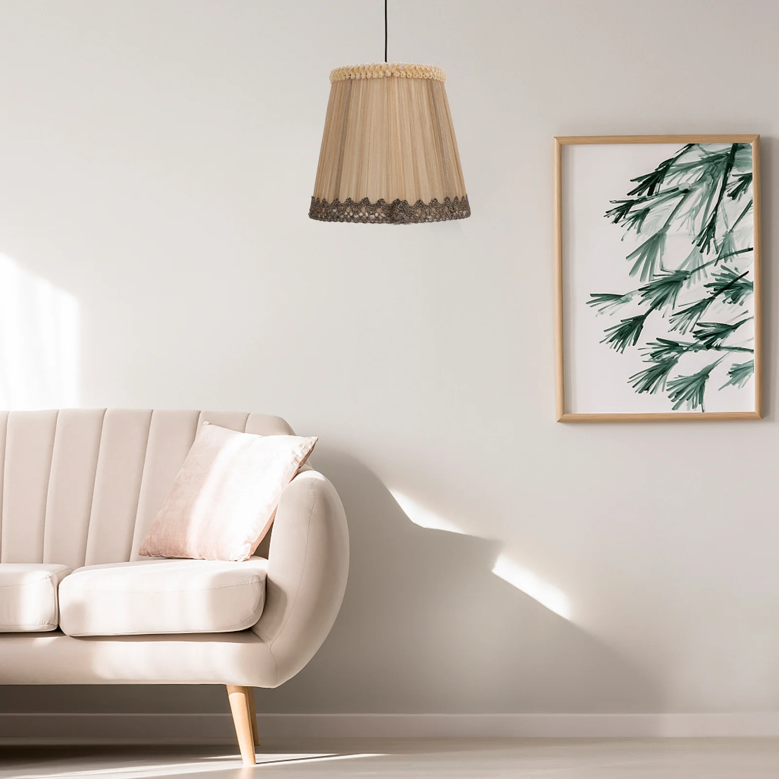 

1Pcs Crystal Ceiling Lamp Shade European Style Simple Durable Indoor Hanging Lamp Cover Decorative Warm Room Lighting