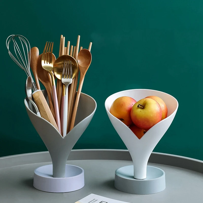 ボウル-スプライススティックケージ、ユニバーサルドレンラック、プラスチック、箸、果物と野菜、収納面